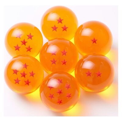 Esferas Del Drag&oacute;n Caja De 7 Esferas De Dragon Ball Z Amarillo