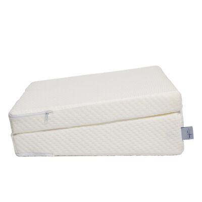 Memory Foam Colch&oacute;n Antirreflujo Plegable para Cuna de Viaje, 102 x 71 x12 cm.