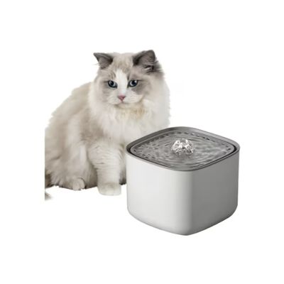 Fuente Para Gato Bebedero Para Mascotas Filtro 3l Modelo Blanco