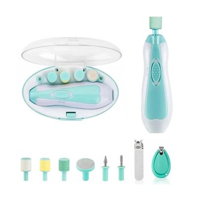 Juego De Lima De U&ntilde;as El&eacute;ctrica Para Beb&eacute;s Verde