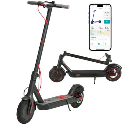 Scooter El&eacute;ctrico X-Rush X700 Pro Negro Plegable 500 W con Pantalla LCD Y Luces LED