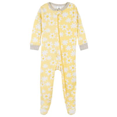 Mameluco Gerber Pack 2 Algod&oacute;n Con Pies Ropa Dormir Beb&eacute;