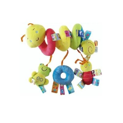Peluche Sonaja Juguete Espiral Para Bebe Carriola, Cuna