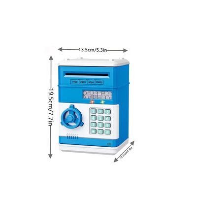 Alcanc&iacute;as Electronicos Ni&ntilde;o Caja Seguridad Atm Cajero Fuerte Azul