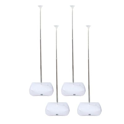 4 Pcs Columna Port&aacute;til Con Base Para Decoraci&oacute;n Para Globos