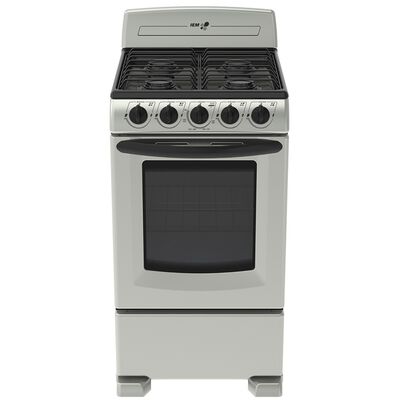 Estufa IEM EI5020BAPS1 20" 4 Quemadores Silver ORTY ENTREGA SOLO VALIDA EN LA CDMX Y ZONA METROPOLITANA
