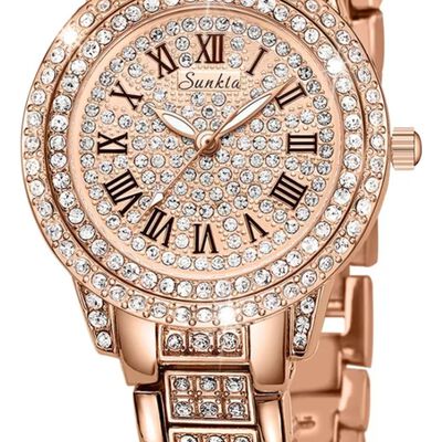 Reloj Cl&aacute;sico De Cuarzo Para Mujer, Reloj De Pulsera Con Dia.