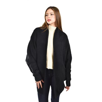 Cardigan de manga murcielago Roman Fashion /Juvenil, 300 (Negro)
