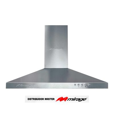 Campana Mirage, Serie Velox, 60 Cm, "wall mounted", tipo industrial.