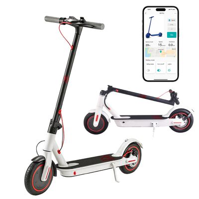 Scooter El&eacute;ctrico X-Rush X700 Pro Plegable Blanco, Motor 500W, 25 km/h, Bater&iacute;a Larga Duraci&oacute;n, Pantalla LCD y Luces LED
