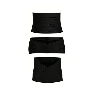 Faja Postparto Maternidad 3 En 1 Moldeadora Ces&aacute;rea Negro Talla M