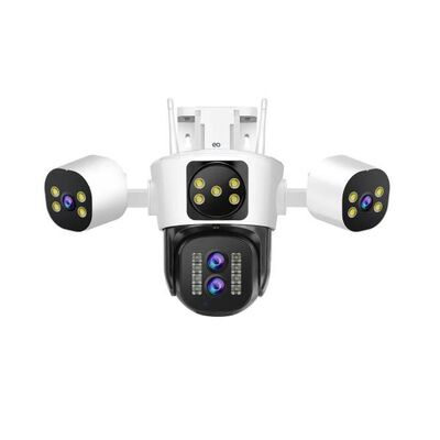C&aacute;maras De Seguridad 16MP Cuatro Lentes Zoom 10x 1440p Alarma Rotaci&oacute;n