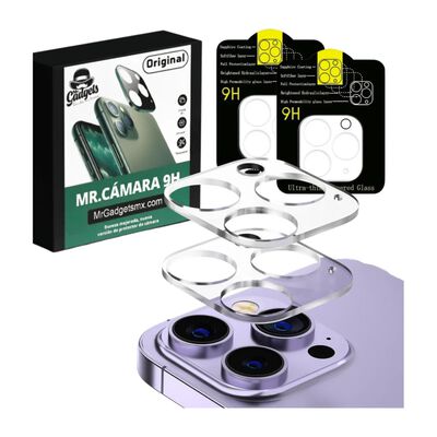 2pzas Mica Protectora Cristal Lente de C&aacute;mara Compatible Para iPhone 9H Resistencia Ultrafina de Alta Calidad y Dise&ntilde;o