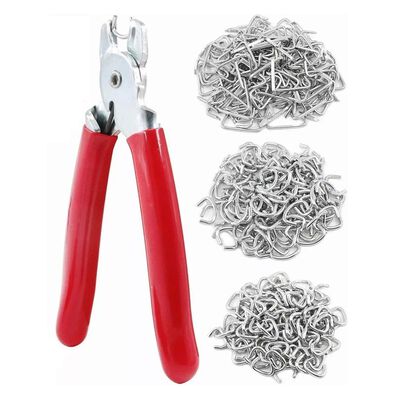 Alicate Y Anillos De Cerdo Galvanizado 360 Unidades Rojo