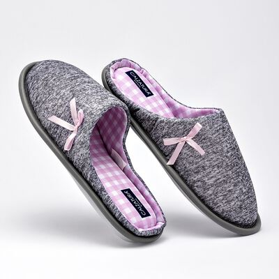 PANTUFLA Calzatura GRIS 10051 MUJER