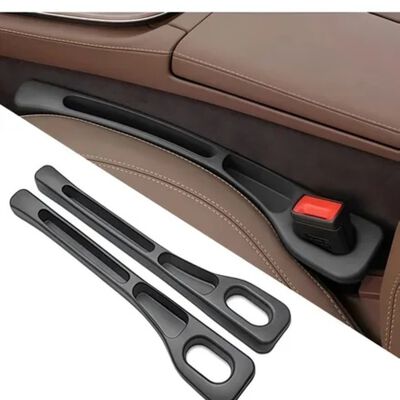 Organizador De Relleno Para Huecos De Asiento De Coche, 2pcs Negro