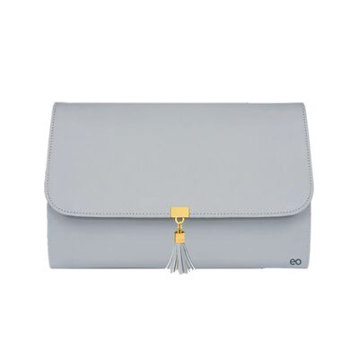 Bolsa Organizadora De Joyas Alhajeros Pr&aacute;ctico Gris