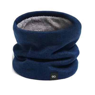 Bufanda Cuello Termico Invierno Fr&iacute;o Moda De Unisex Azul marino