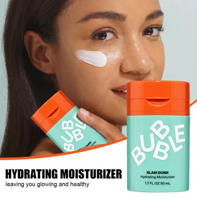 Crema facial hidratante de burbujas 50ml, t&oacute;ner reparador nutritivo con vitamina E, Gel de Aloe Vera, piel normal a seca