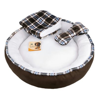 Cama C/frazada Y Juguete Blanca Ch