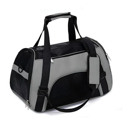 Transportadora Mascota Bolsa Port&aacute;til NEGRO GRIS
