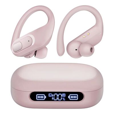 Aud&iacute;fonos Inal&aacute;mbricos In-Ear Bluetooth 5.4 Rosa HI-FI IPX5 96H Autonom&iacute;a Type-C