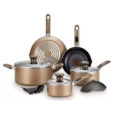 Bateria de Cocina T-Fal B036SE64 Excite 14 Piezas Bronce ENDY5