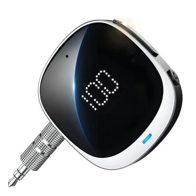 Adaptador Auxiliar Bluetooth Universal para Coches Receptor de Audio Inal&aacute;mbrico de 3.5 mm p/ M&uacute;sica