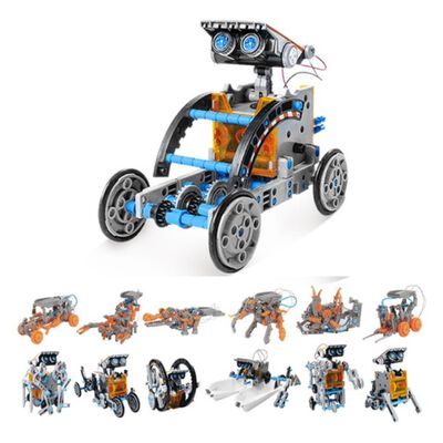 Kit De Juguete Robot Educativo Ciencia Solar Para Ni&ntilde;o 12 en 1