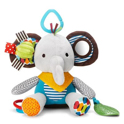 Juguete Peluche Sonaja Beb&eacute; Mordedera Texturas Estimulaci&oacute;n Elefante