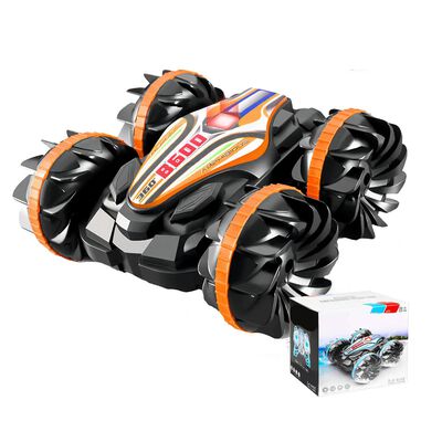 Carro De Control Remoto 360&deg; Rotaci&oacute;n Juguete Color Naranja
