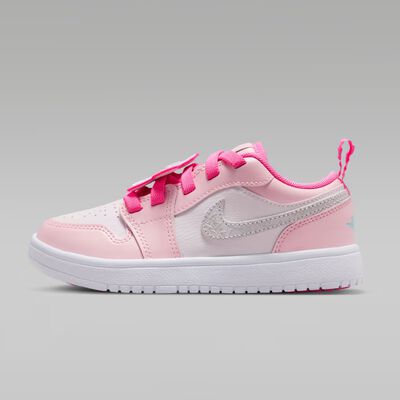 Tenis Jordan 1 Low Alt SE Blanco/rosa Ni&ntilde;as Tallas #16.5 al #22