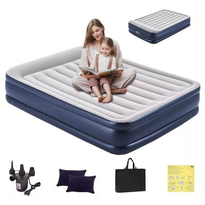 Colchon Inflable Queen Size Con Bomba El&eacute;ctrica Incluida