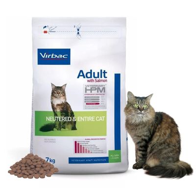 Virbac Adult Neutered & Entire Cat con Salm&oacute;n 7 kg