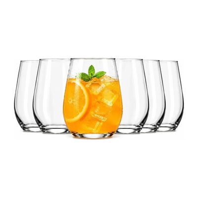 Vasos 350 Ml Vidrio Color Dubai 6 Piezas