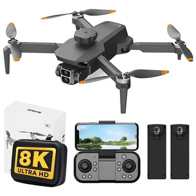 Dron A Control Remoto L106 Con C&aacute;mara 8k Hd, 2 Bater&iacute;as