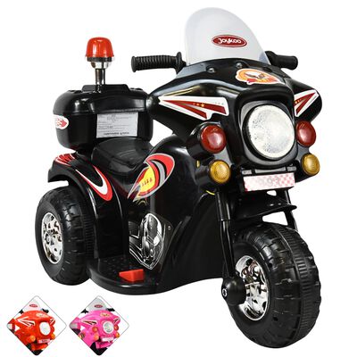 Moto Montable El&eacute;ctrica para Ni&ntilde;os Luces y Sonido Bateria 6v - Negro