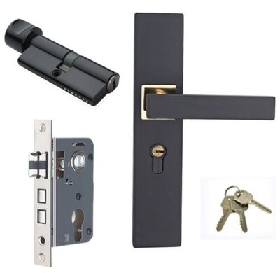 Cerradura manija para Puerta color Negro