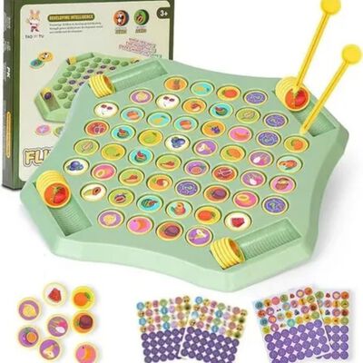 Juegos De Mesa Ni&ntilde;os Encuentra El Mismo Patr&oacute;n-animal+fruta Verde