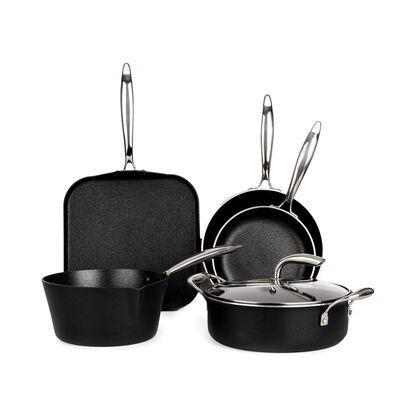 Bateria de Cocina Vasconia 70010456 Urban 6 Piezas Negra SYP-Y5