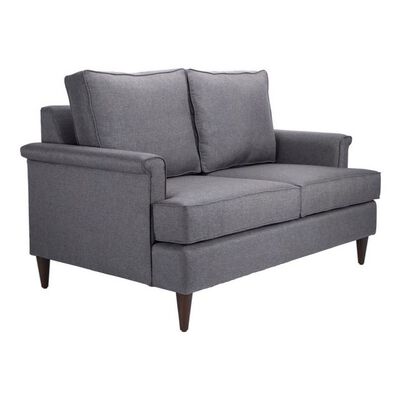 Love Seat Modelo Campbell Gris - Kessa.
