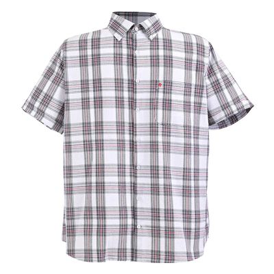Guayabera a Cuadros Michel Blanc Manga Larga para Hombre Plus