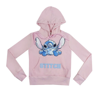 Sudadera con Capucha Dise&ntilde;o Disney Stitch para Ni&ntilde;a