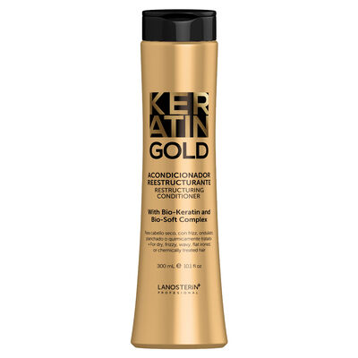 Keratin Gold Acondicionador Reestructurante 300 Ml