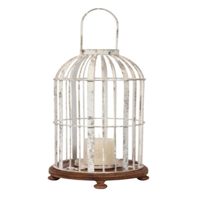 Portavelas Linterna Koel Blanco Zense