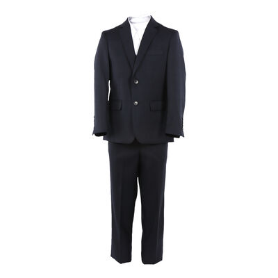 Traje Bruno Magnani Negro a Cuadros para Ni&ntilde;o