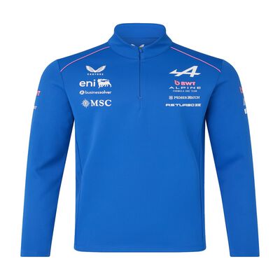 Sudadera Azul Team Alpine Manga Larga para Hombre