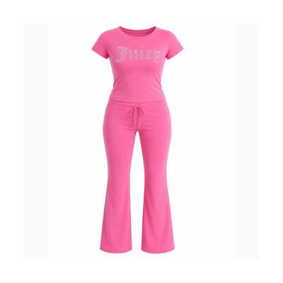 Pijama Playera Manga Corta Y Pantalon Juicy Couture Para Mujer