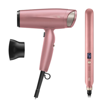 Combo Secadora Y Alaciadora Rose Gold Conair