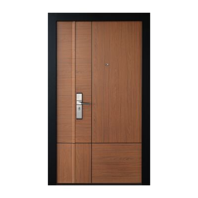 Puerta De Seguridad Xe Habana Fijo Apertura Derecha 120 x 215 cm Wenge